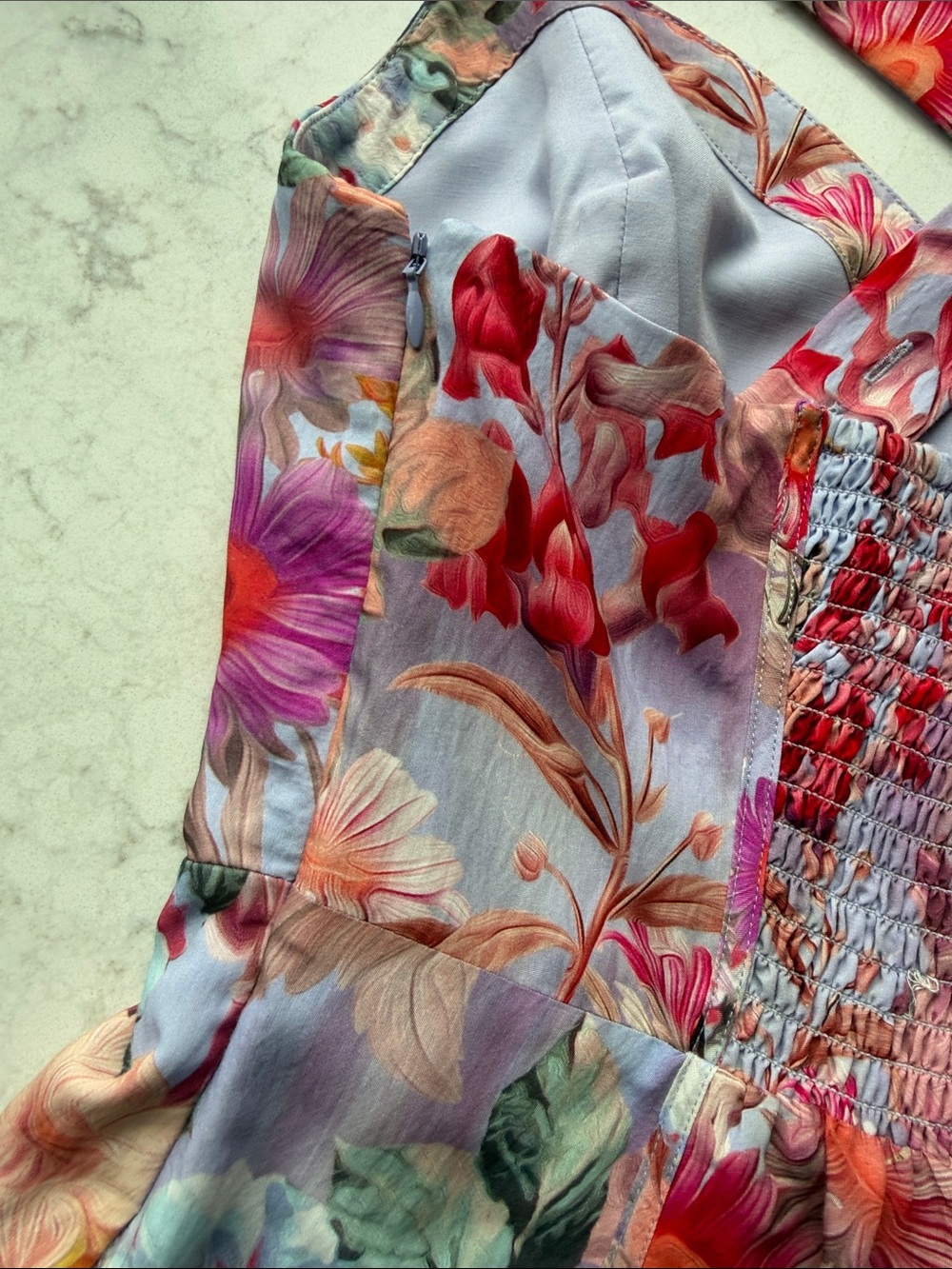 Anthropologie Floral Dress in Black and Multicolor - Picture 7 of 13
